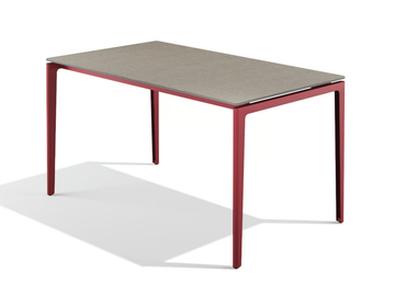 GAO - Rectangular steel and PaperStone table by BABEL D - view 2